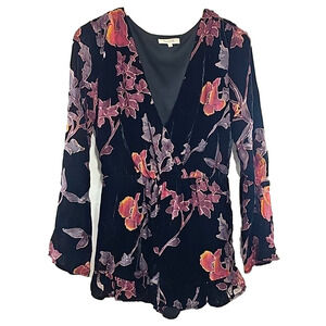 Honey Belle Black Floral Jumpsuit